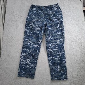 Large Regular LR US Navy NWU blueberry Naval Work Uniform Trousers Pants blue